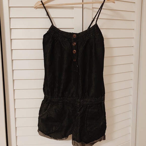 Denim romper - Picture 3 of 4